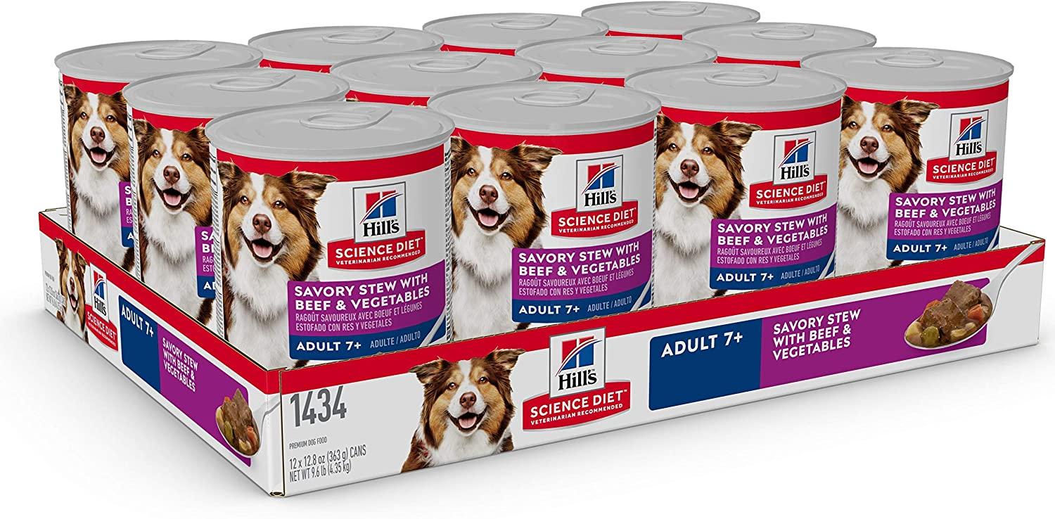 Hills Science Diet Senior Wet Dog Food 12 Pack for $15.79 Shipped