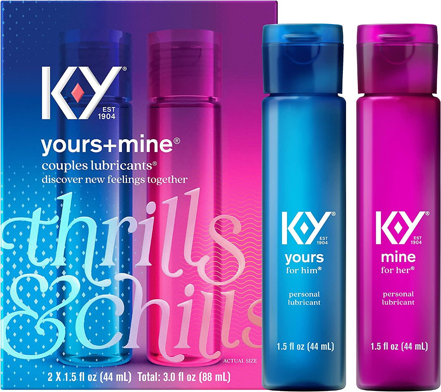 K-Y Yours + Mine Couples Lubricant for $9.78 Shipped