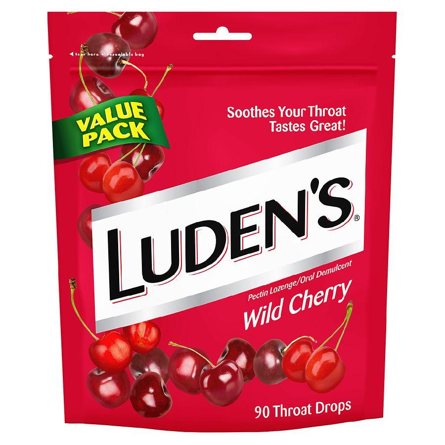 Ludens Throat Drops Wild Cherry Flavor 6 Pack for $11.42