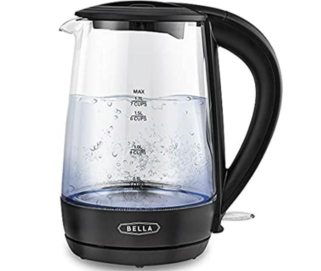 Bella 1.7L Electric Glass Kettle for $13.99 Shipped