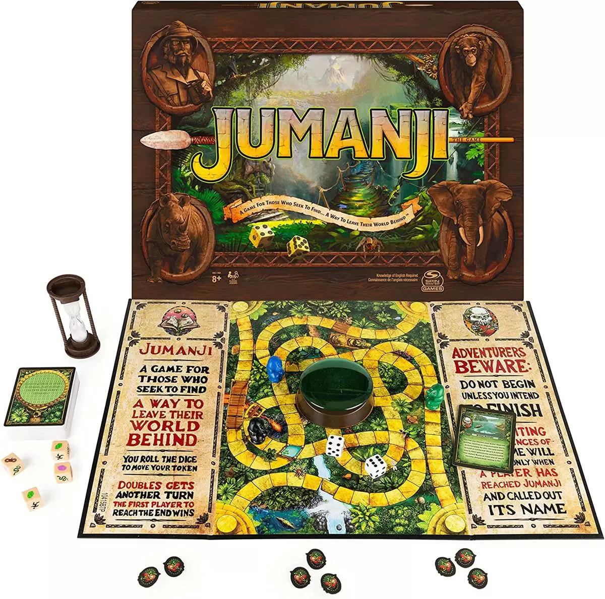 Jumanji The Classic Adventure Family Board Game for $8.60