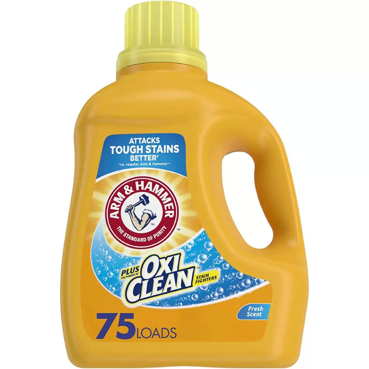 Arm and Hammer Liquid Laundry Detergent Plus OxiClean for $5.25 Shipped