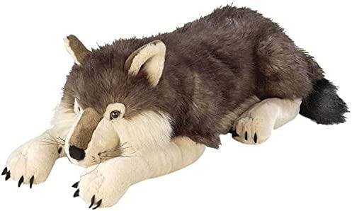 30in Wild Republic Jumbo Wolf Plush for $19.86