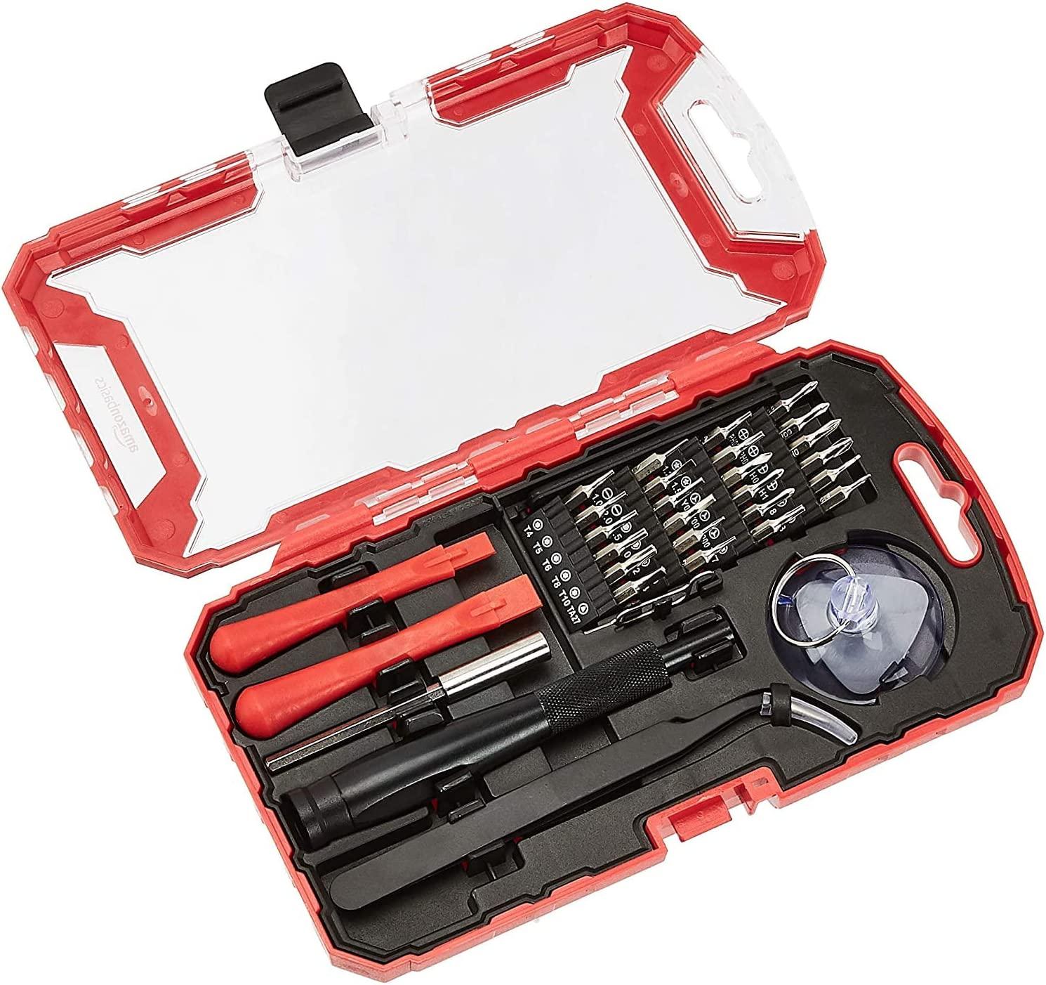 32-Piece Amazon Basics Electronics Repair Screwdriver Set for $13.49