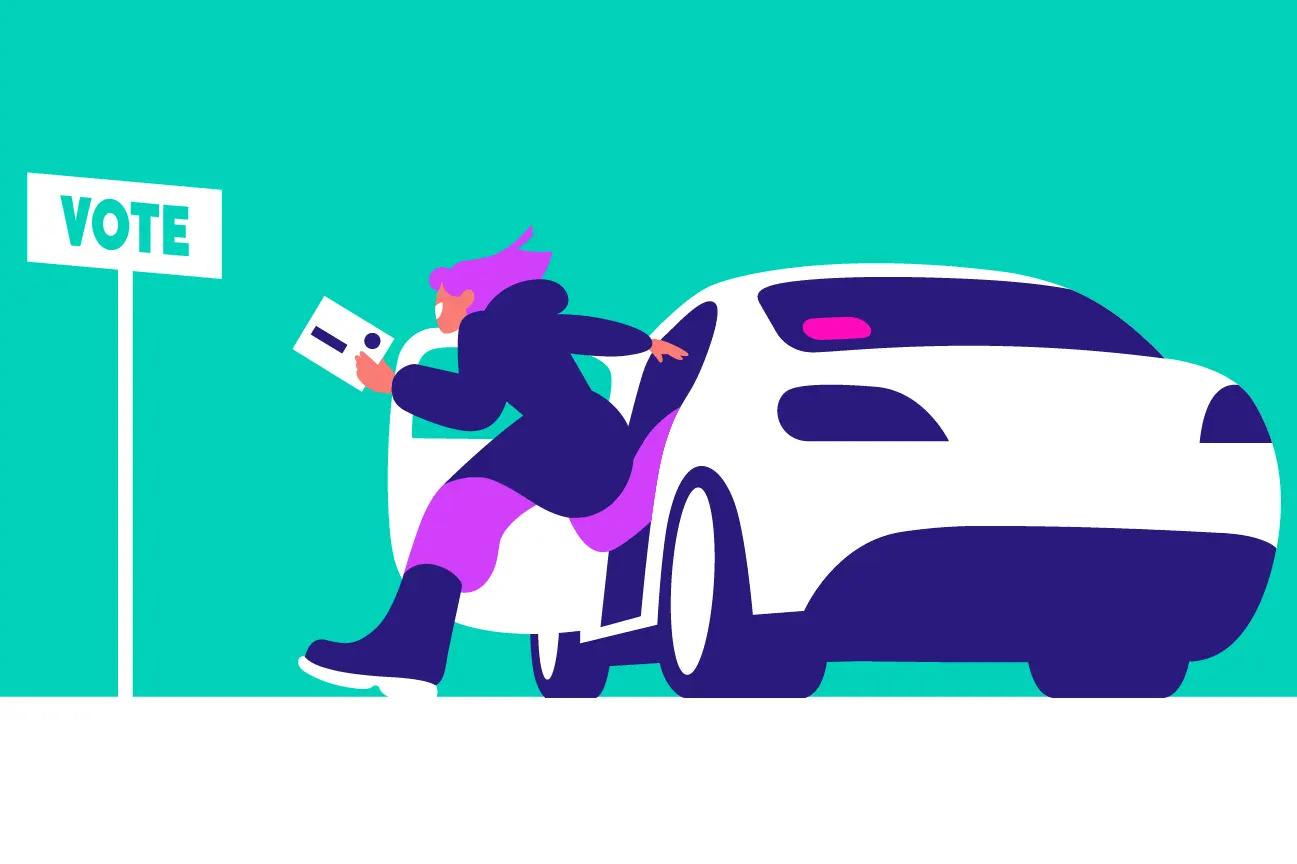 Lyft Ride to a Polling Location for 50% Off on November 8th