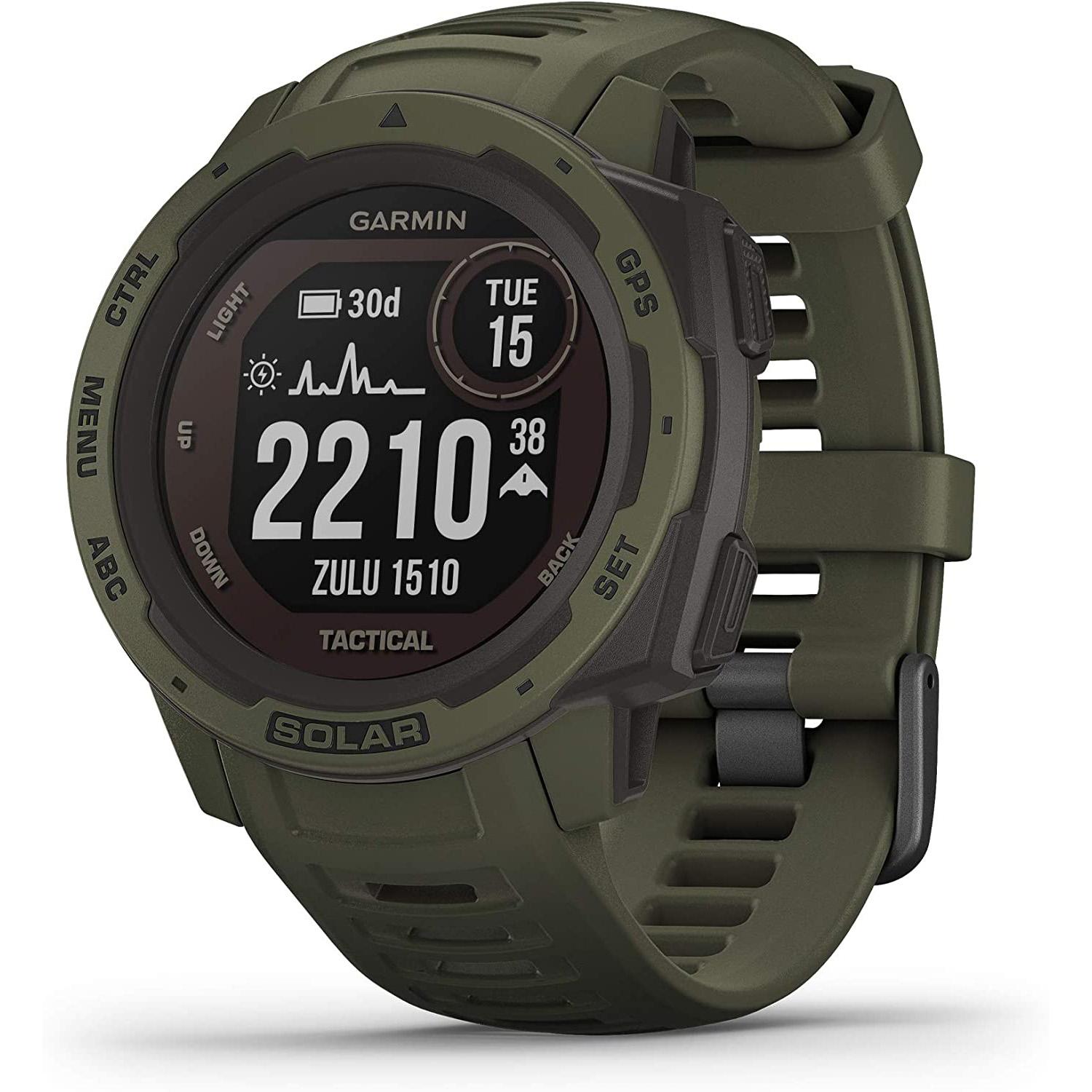 Garmin Instinct Solar Rugged Outdoor Watch Moss for $239.99 Shipped