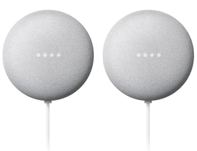 Google Nest Mini 2nd Gen 2 Pack for $34.98