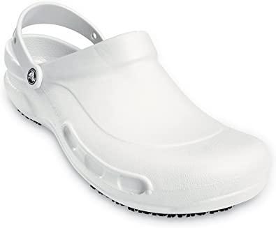 Crocs Unisex-Adult Bistro Clog Slip Resistant Work Shoes for $23.99