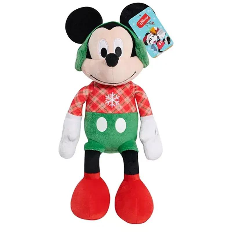 Mickey or Minnie Disney Holiday Large Plush for $9.99