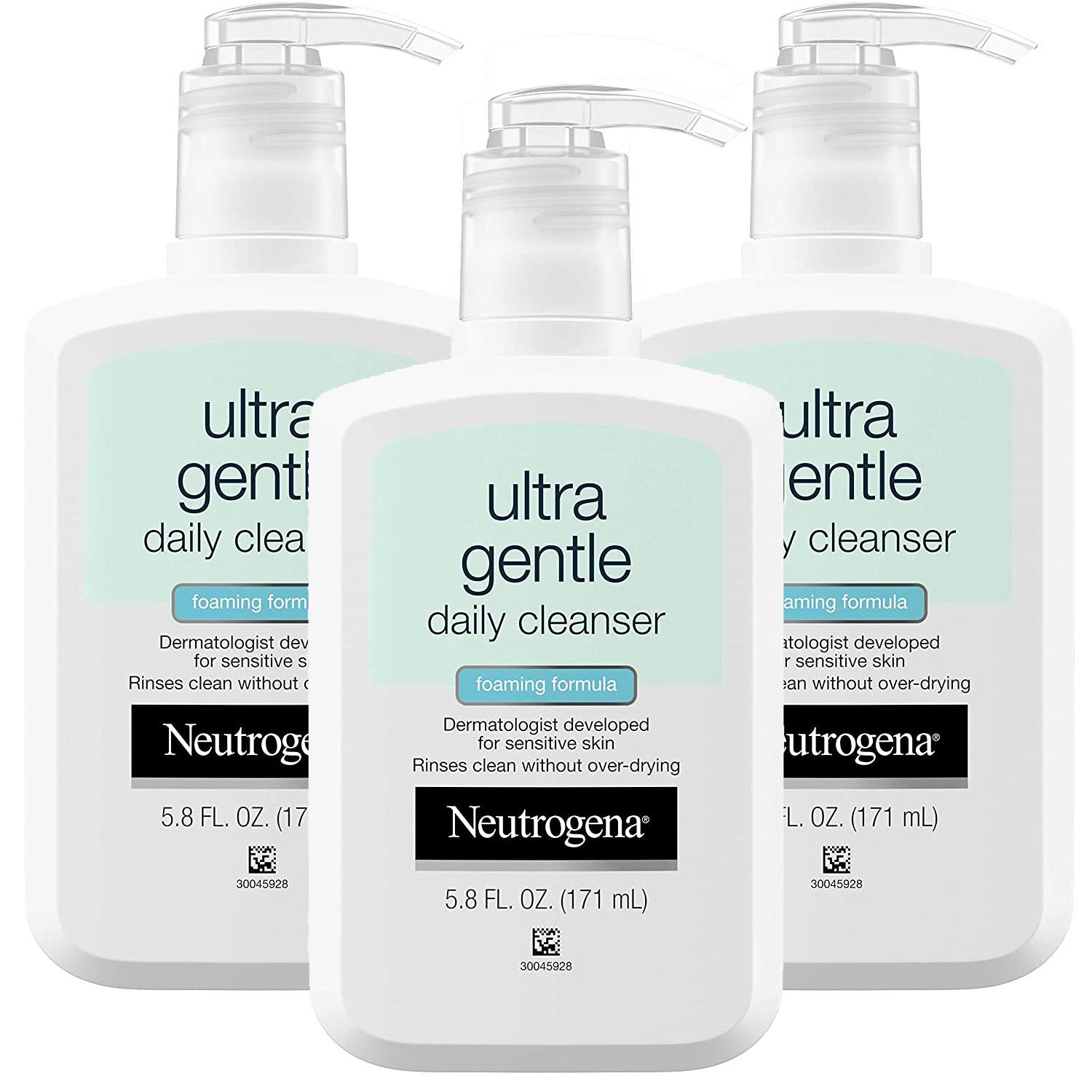 Neutrogena Ultra Gentle Hydrating Daily Facial Cleanser 3 Pack for $10.16 Shipped