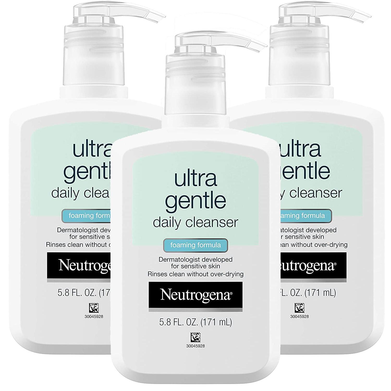 Neutrogena Ultra Gentle Hydrating Daily Facial Cleanser 3 Pack for $10.16 Shipped