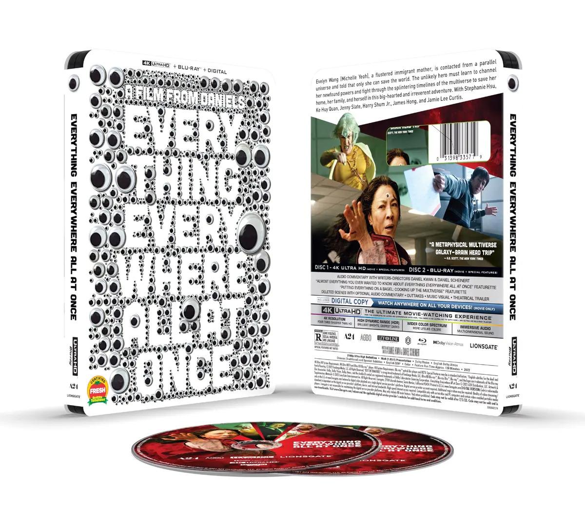Everything Everywhere All At Once 4K Blu-ray for $9.96