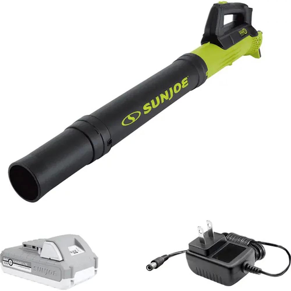 Sun Joe 24V iON Cordless Turbine Jet Leaf Blower Kit for $35 Shipped