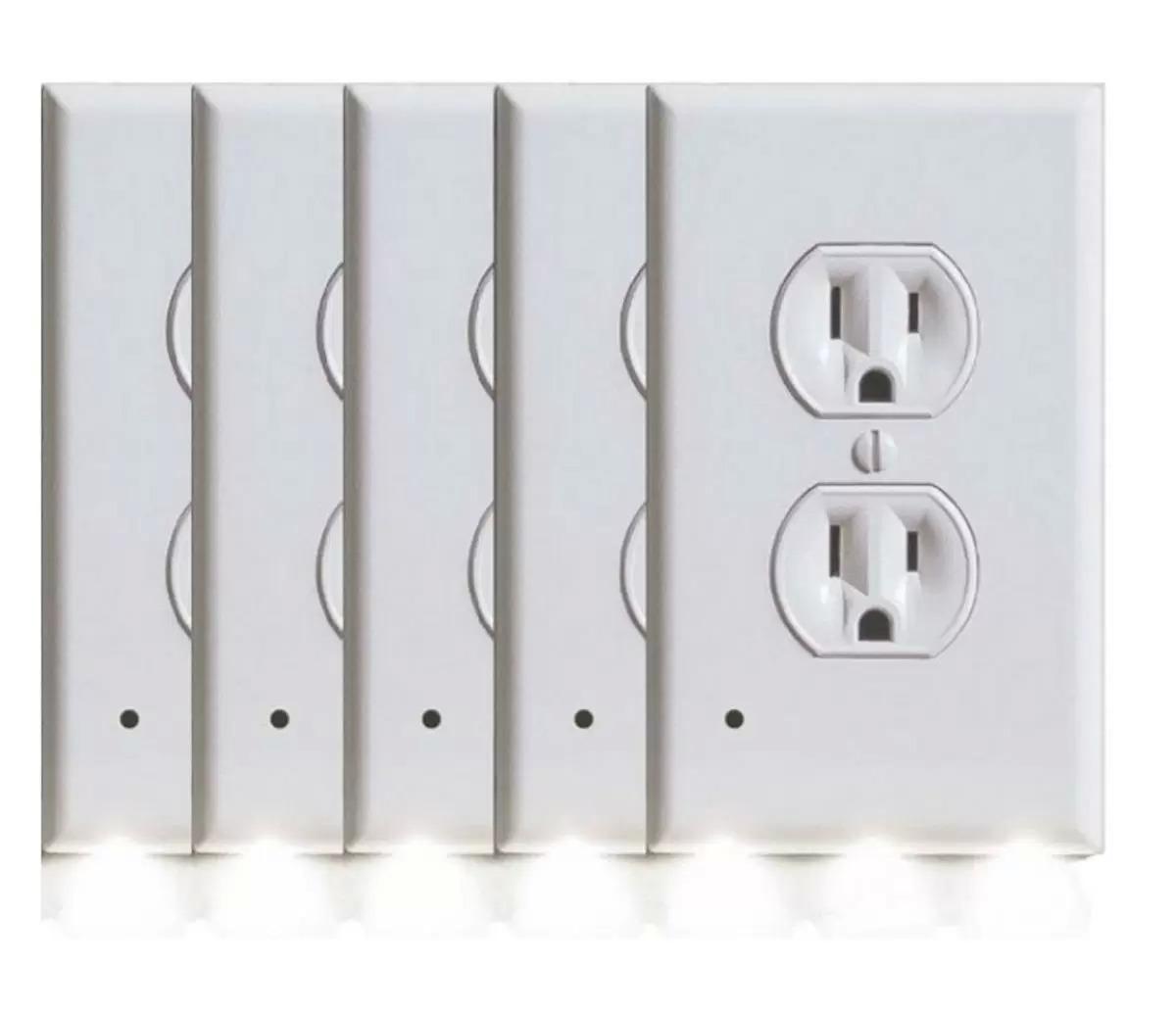 BH Outlet Covers with Built-In LED Night Light 5 Pack for $13.99 Shipped