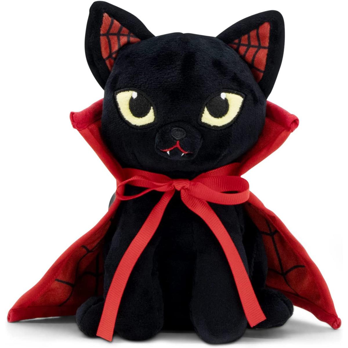 Plushible Halloween Black Vampire Cat Plushie for $10.99