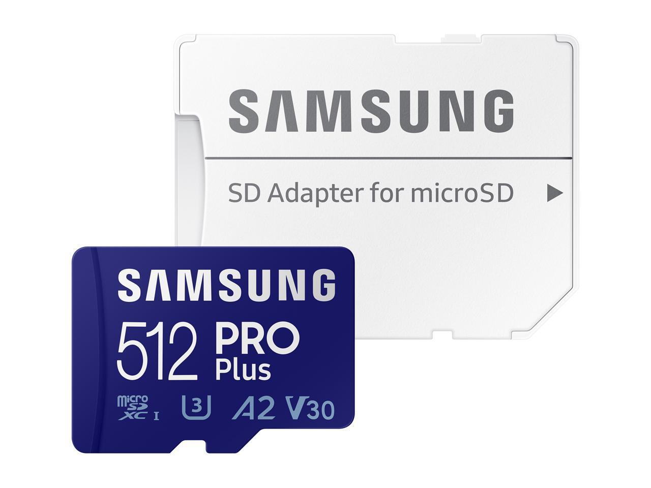 512GB Samsung Pro Plus microSDXC Flash Card for $51.99 Shipped