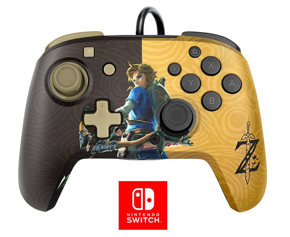 PDP Gaming Faceoff Deluxe+ Wired Nintendo Switch Pro Controller for $13.99