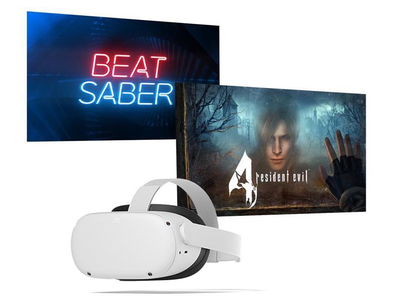 Meta Quest 2 with Resident Evil 4 + Beat Saber + $50 Fanatics GC for $311.49 Shipped