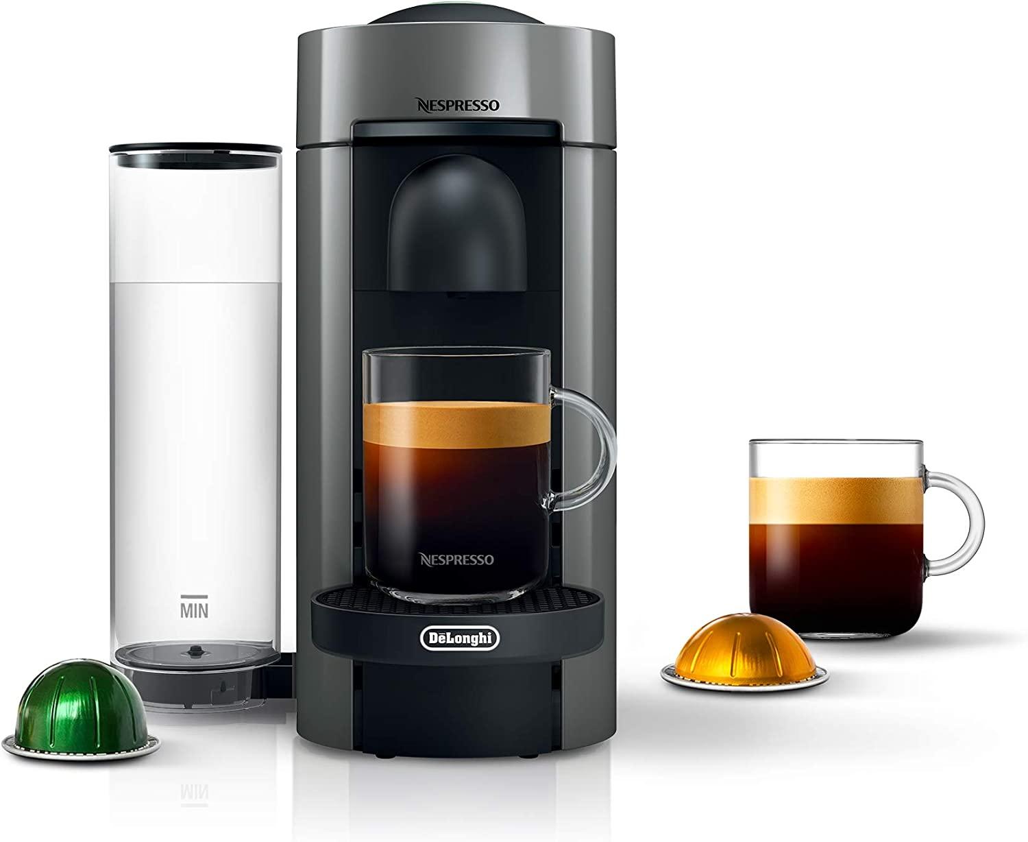 Nespresso Vertuo Plus by DeLonghi Coffee and Espresso Maker for $118.30 Shipped