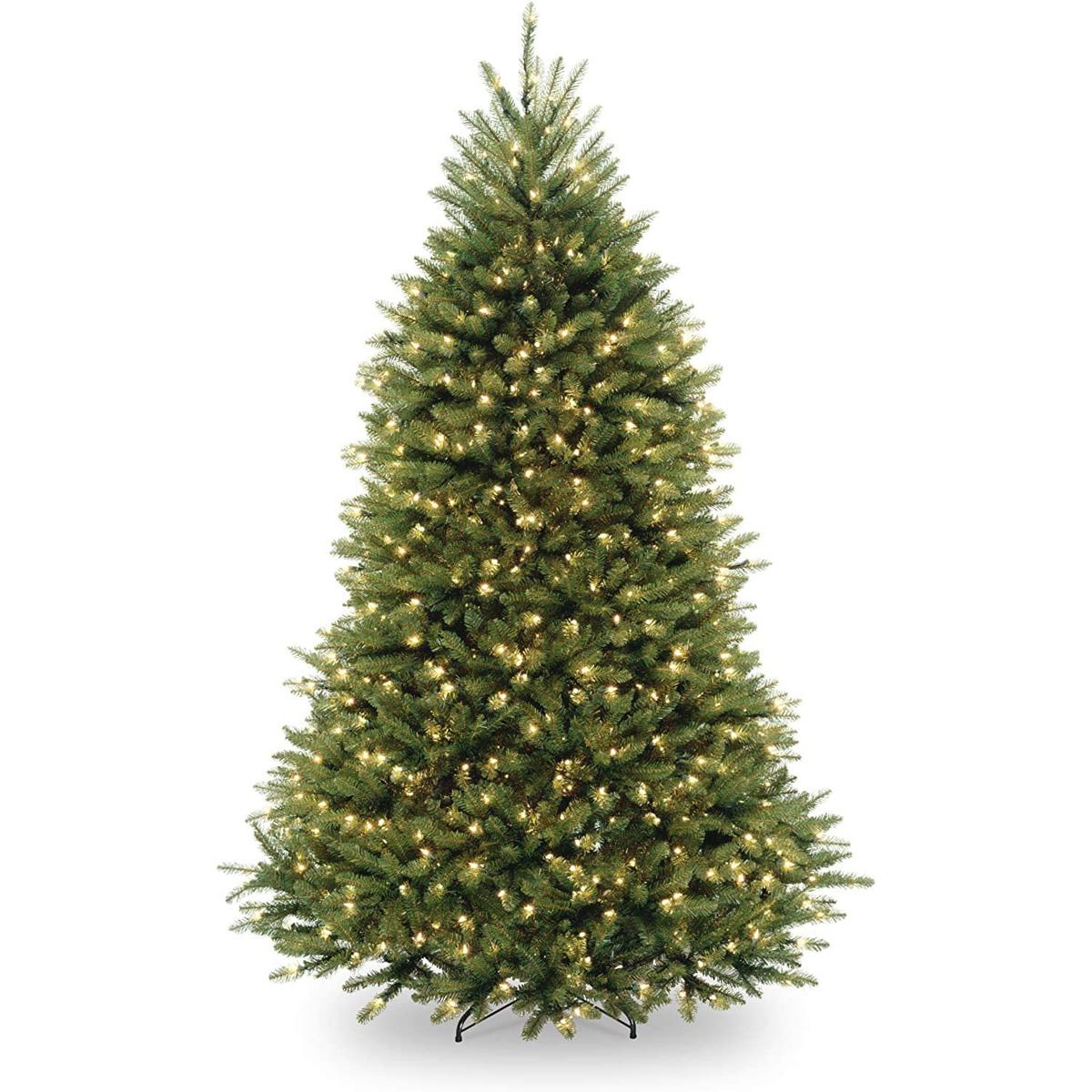 National Tree Company 6.5ft Pre-Lit Artificial Christmas Tree for $151.05 Shipped