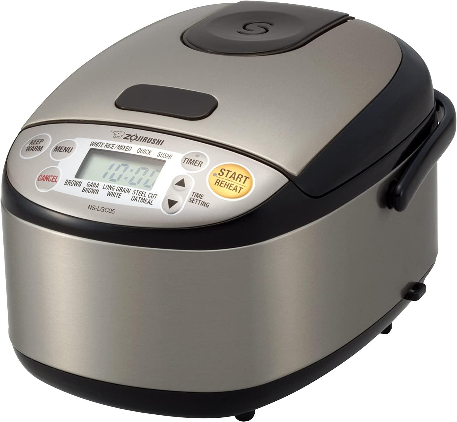 Zojirushi 3-Cups NS-LGC05XB Micom Rice Cooker for $110.99 Shipped