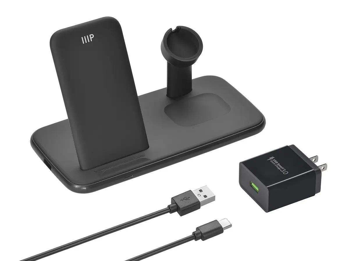 Monoprice 3-in-1 Wireless Charging Stand for $15.29 Shipped