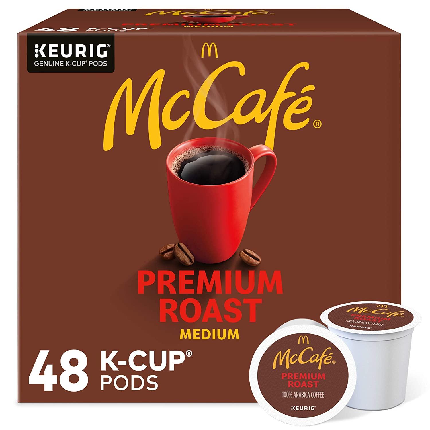 McCafe Keurig Premium Medium Roast Coffee Pods 48 Pack for $16.99
