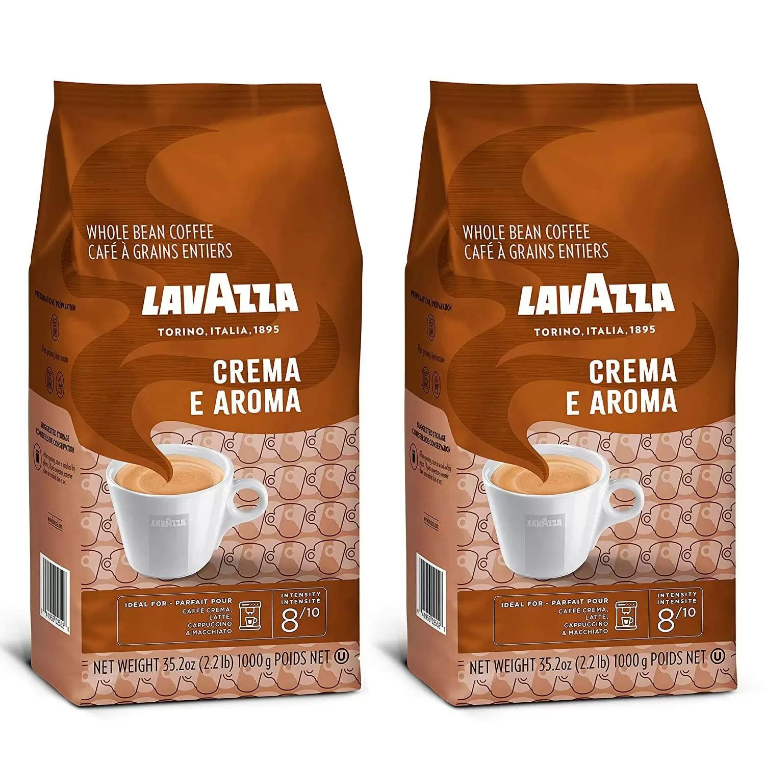 Lavazza Crema e Aroma Coffee Beans 2 Pack for $24.05 Shipped