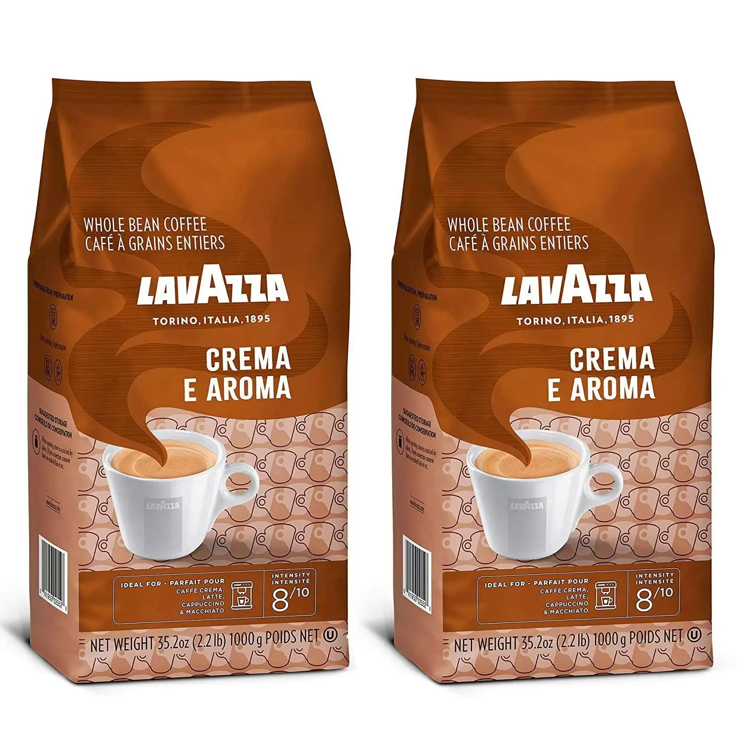 Lavazza Crema e Aroma Coffee Beans 2 Pack for $25.49 Shipped