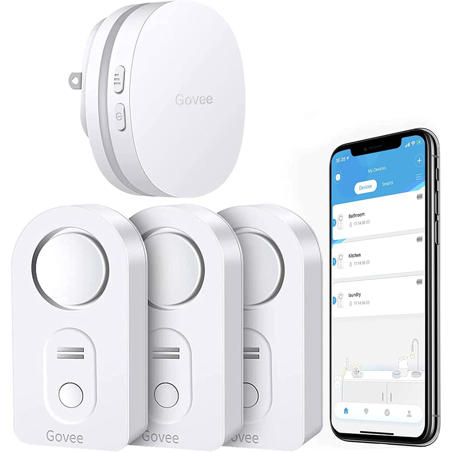 Govee Wi-Fi Water Sensor 3 Pack for $29.99 Shipped