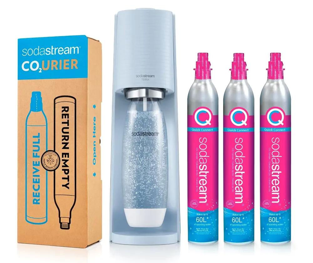 SodaStream Terra Sparkling Water Maker with Carbonation Bundle for $69.99 Shipped