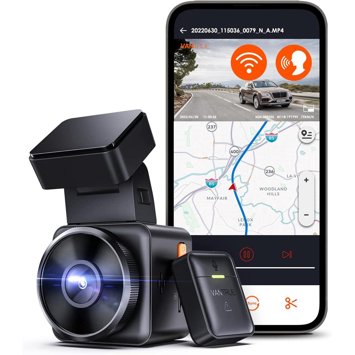 Vantrue E1 2.5K WiFi Mini Supercapacitor Dash Cam with GPS for $99.99 Shipped