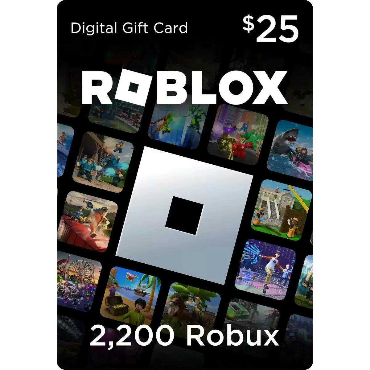 Roblox Gift Card or Robux for 25% Off