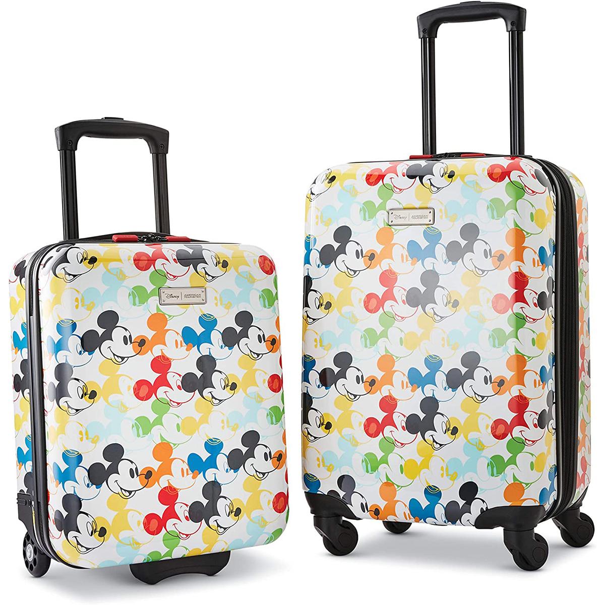 American Tourister Disney Mickey Hardside Luggage 2-Piece Set for $115.50 Shipped
