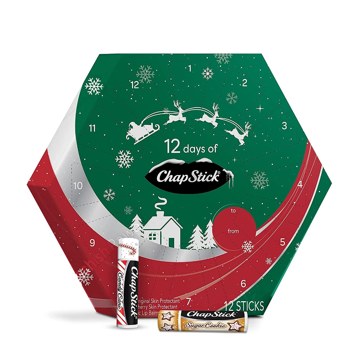 12 Days of ChapStick Holiday Advent Calendar Lip Balm Gift Set for $13.24 Shipped