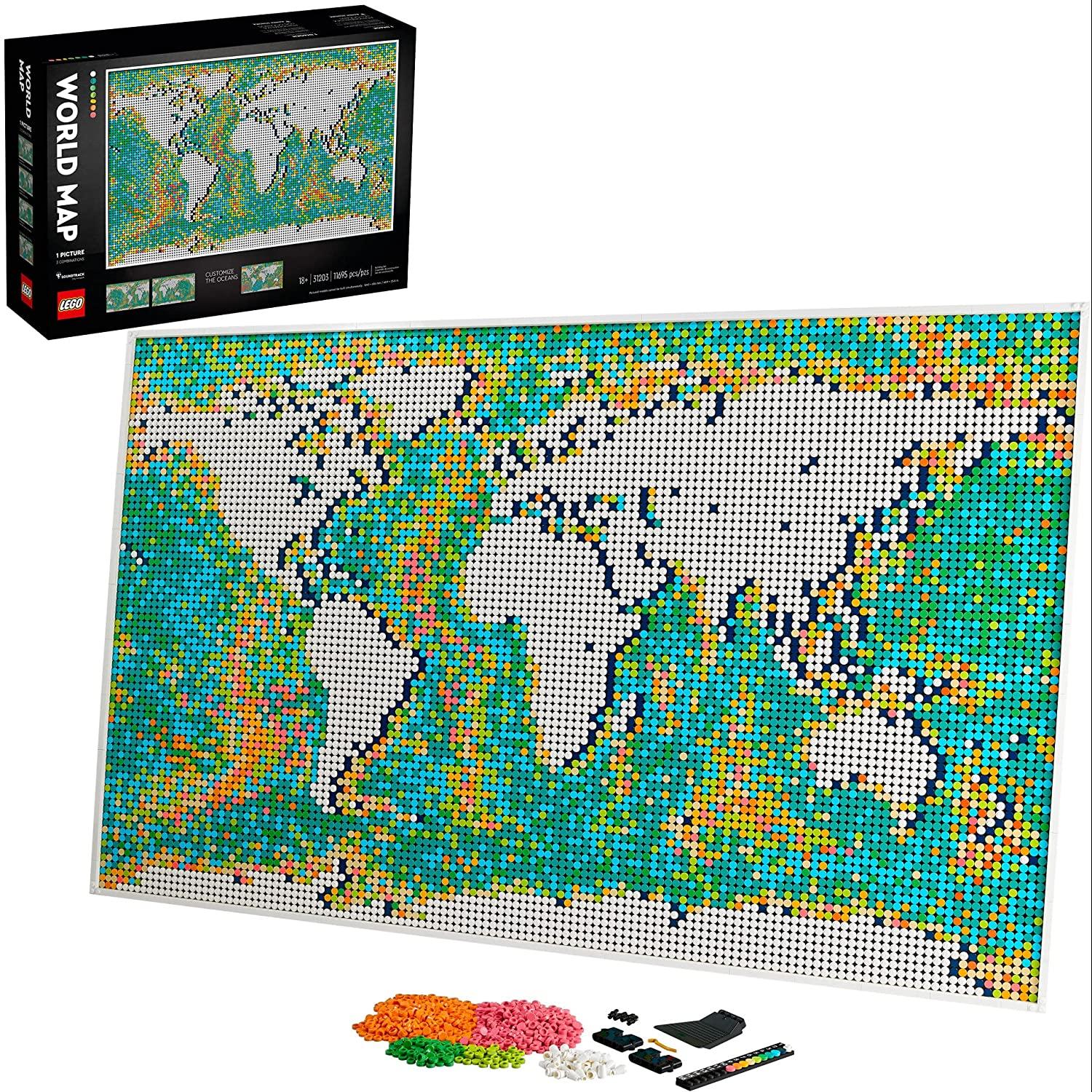 LEGO Art World Map 31203 for $211.99 Shipped