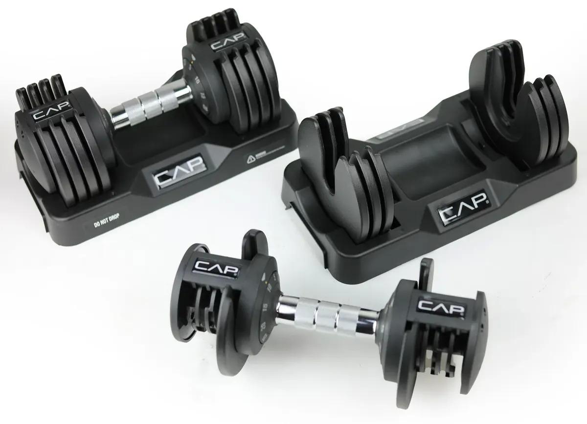 CAP Barbell Adjustable Quick Select Dumbbell Set for $89 Shipped