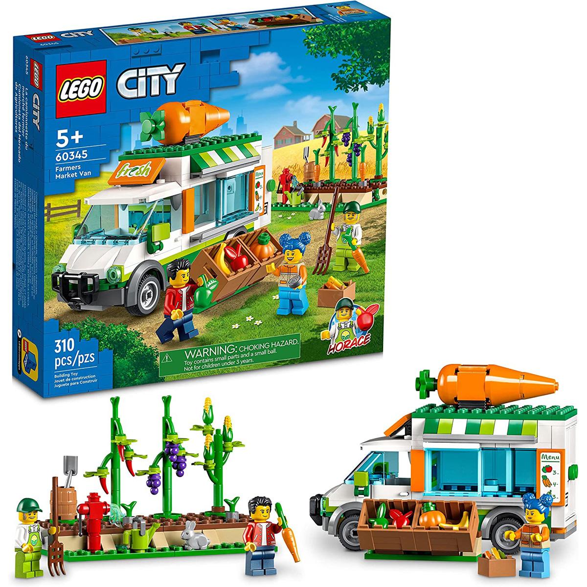 310-Piece LEGO City Farmers Market Van for $30.99