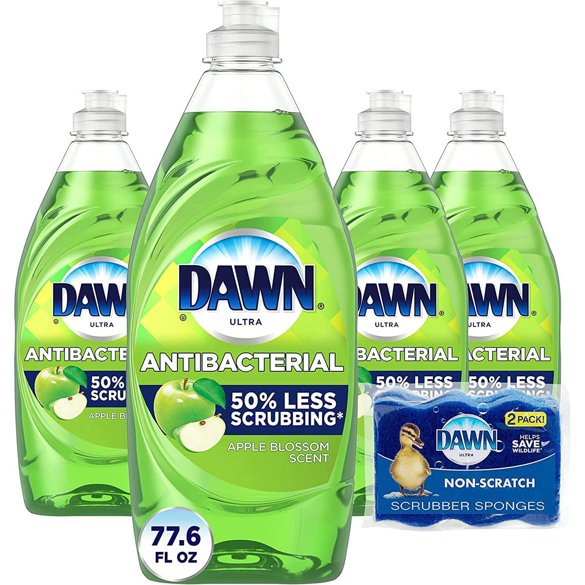 Dawn Antibacterial Hand Soap 4 Pack for $12.21 Shipped