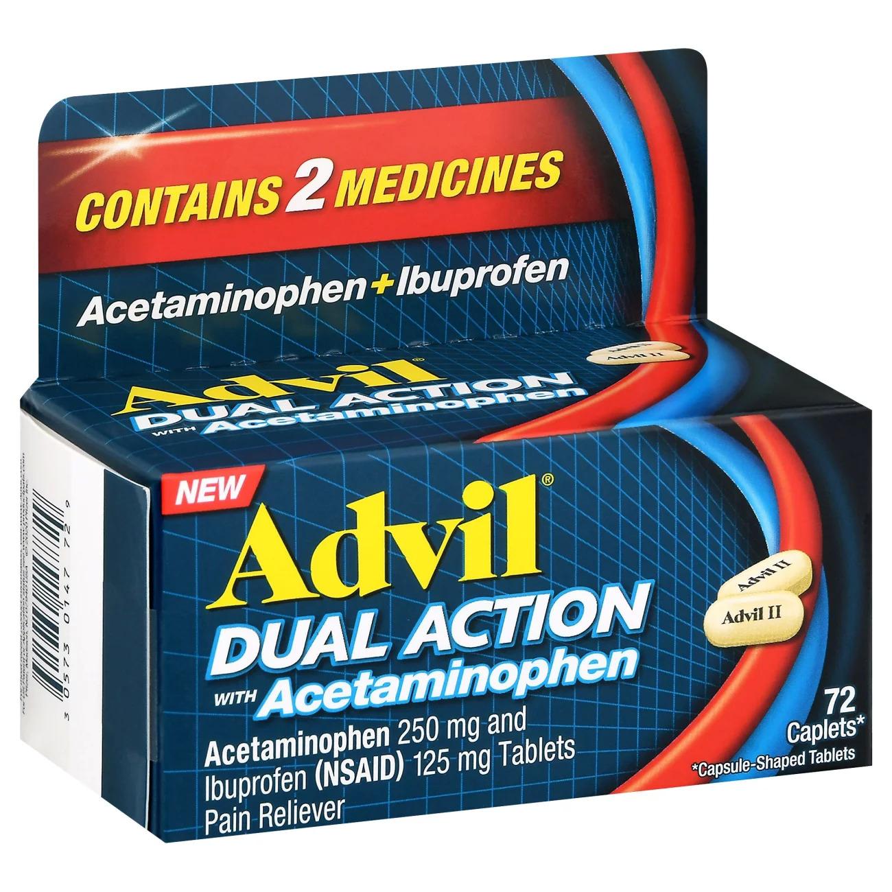 Free Advil Dual Action Pain Reliever
