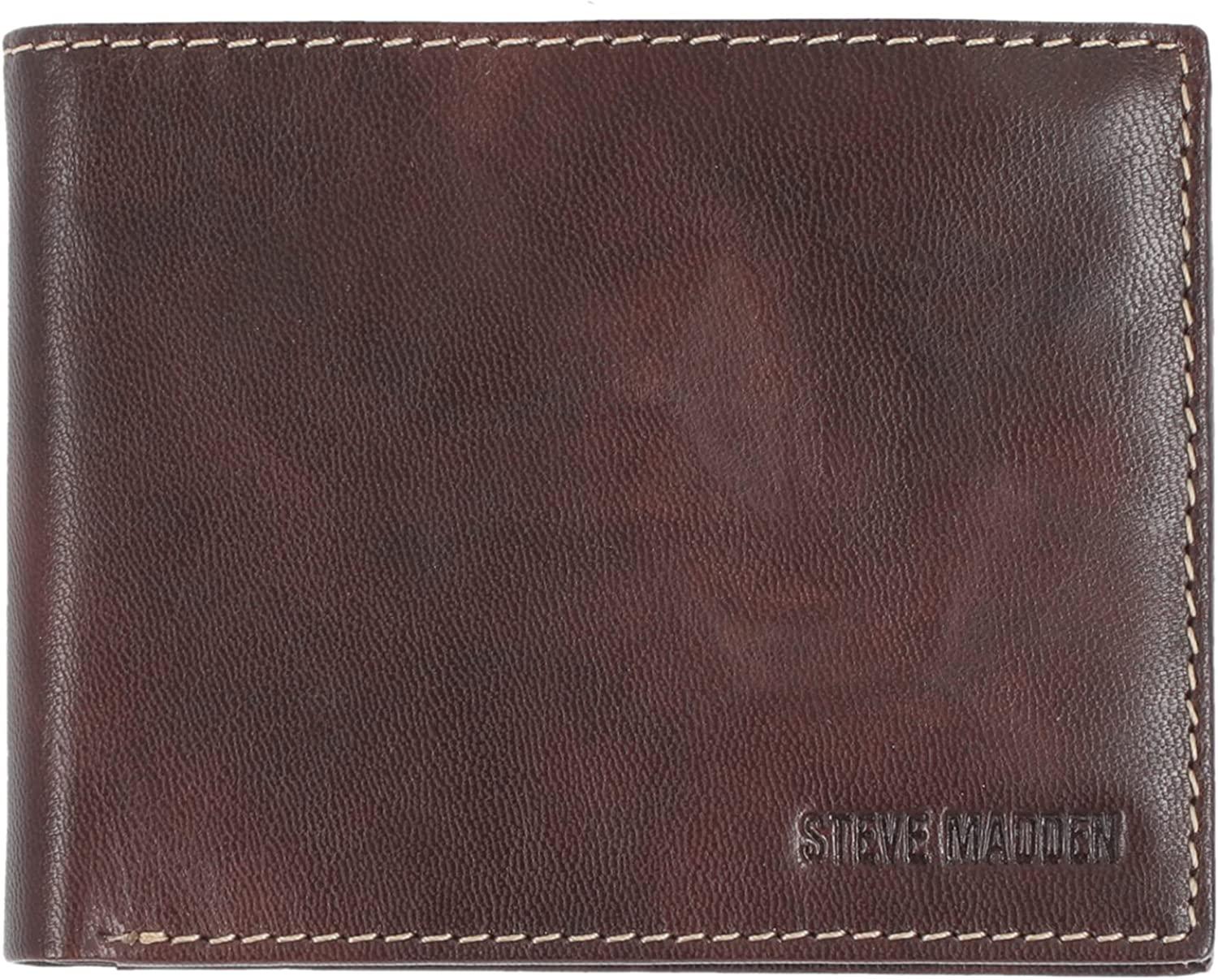Steve Madden Leather RFID Wallet for $7.45