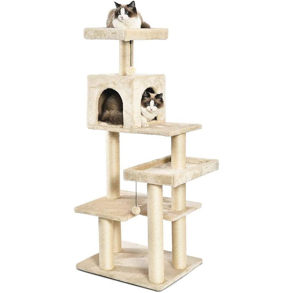 Amazon Basics Multi-Level Cat Tree with Scratching Posts for $49.50 Shipped