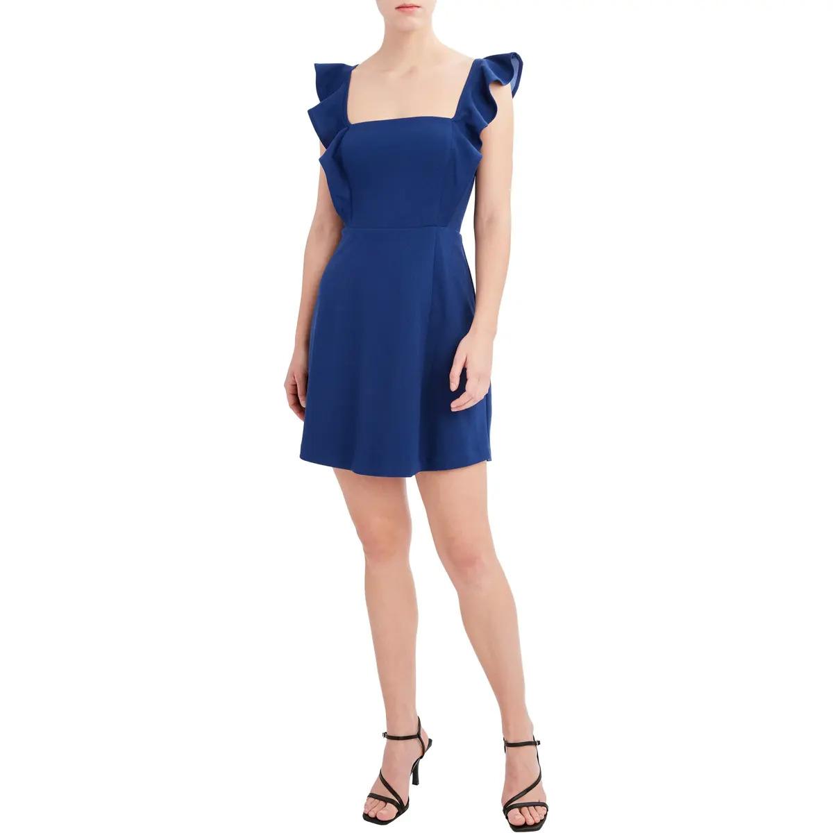 BCBG Paris Ruffle Strap Mini Dress for $11.86