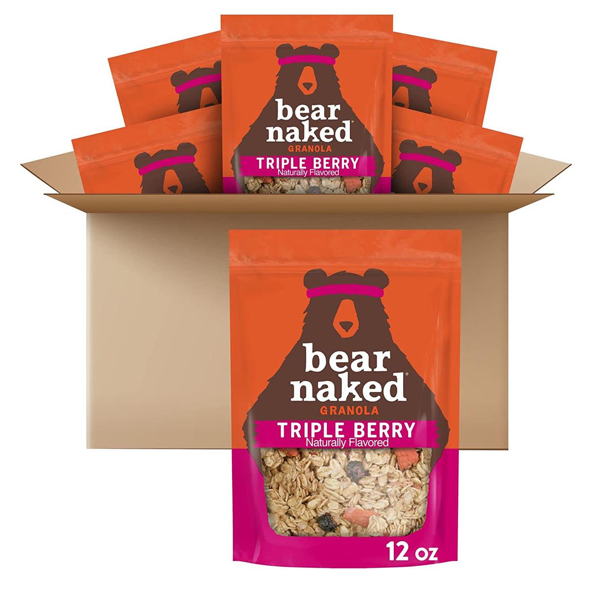 Bear Naked Fit Granola Triple Berry 6 Pack for $12.01