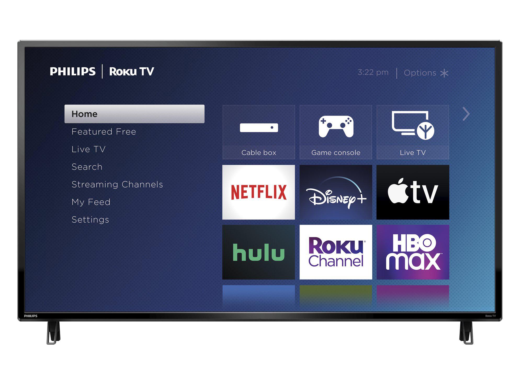50in Philips 50PFL4756 W 4K UHD Roku Smart LED TV for $198 Shipped