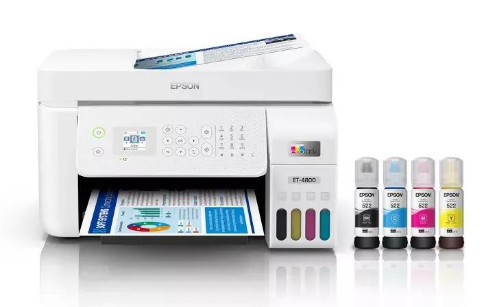 Epson EcoTank ET-4800 Wireless All-in-One Scanner Printer for $269.99 Shipped