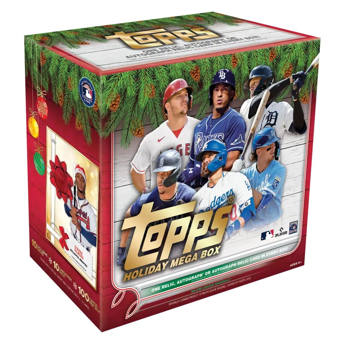 2022 Topps MLB Baseball Holiday Mega Box for $24.98