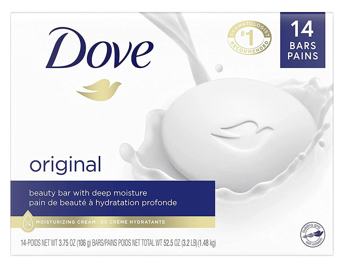 Dove Beauty Moisturizing Soap Bars 14 Count for $10.80 Shipped