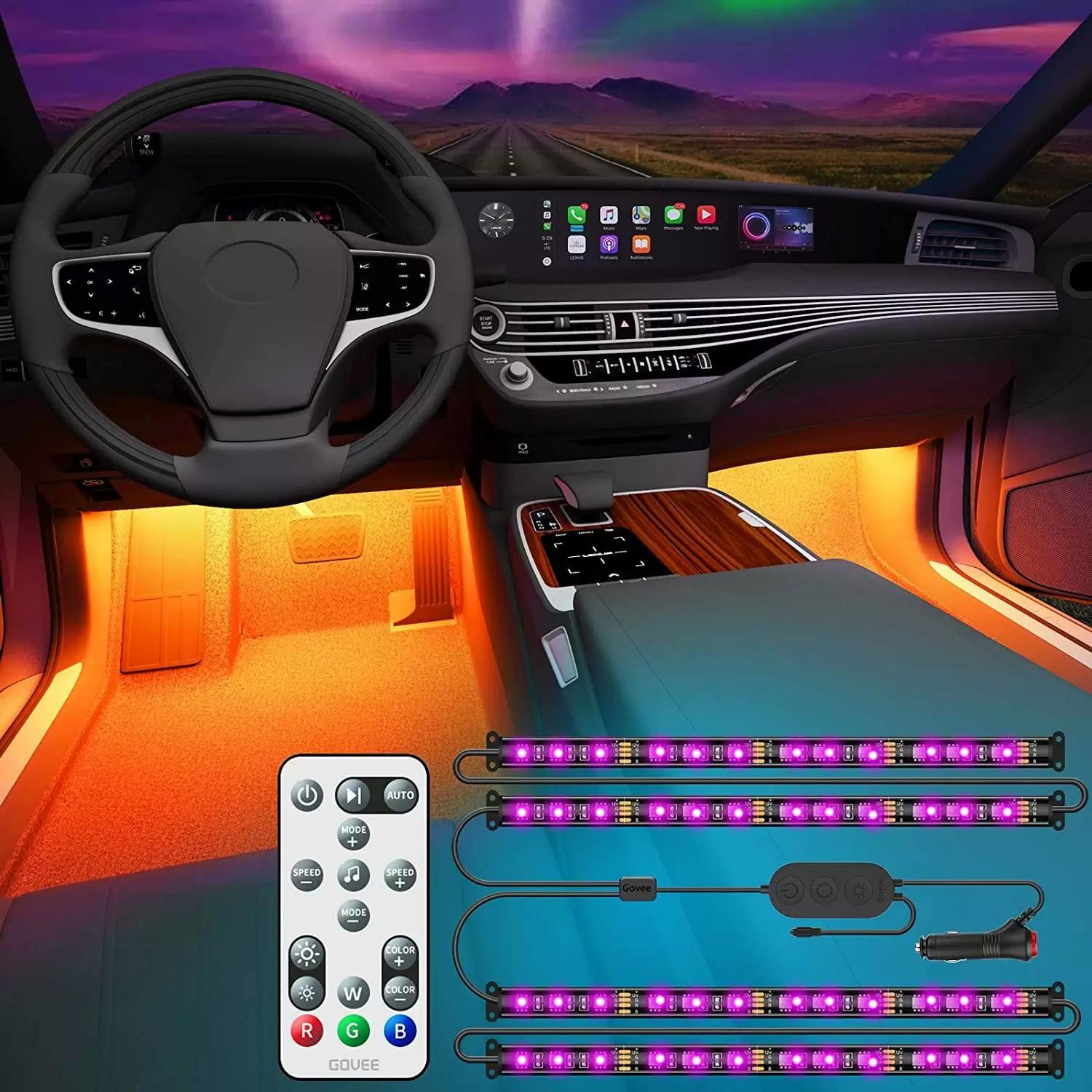 Govee RGB Car LED Light Strips for $6.99 Shipped