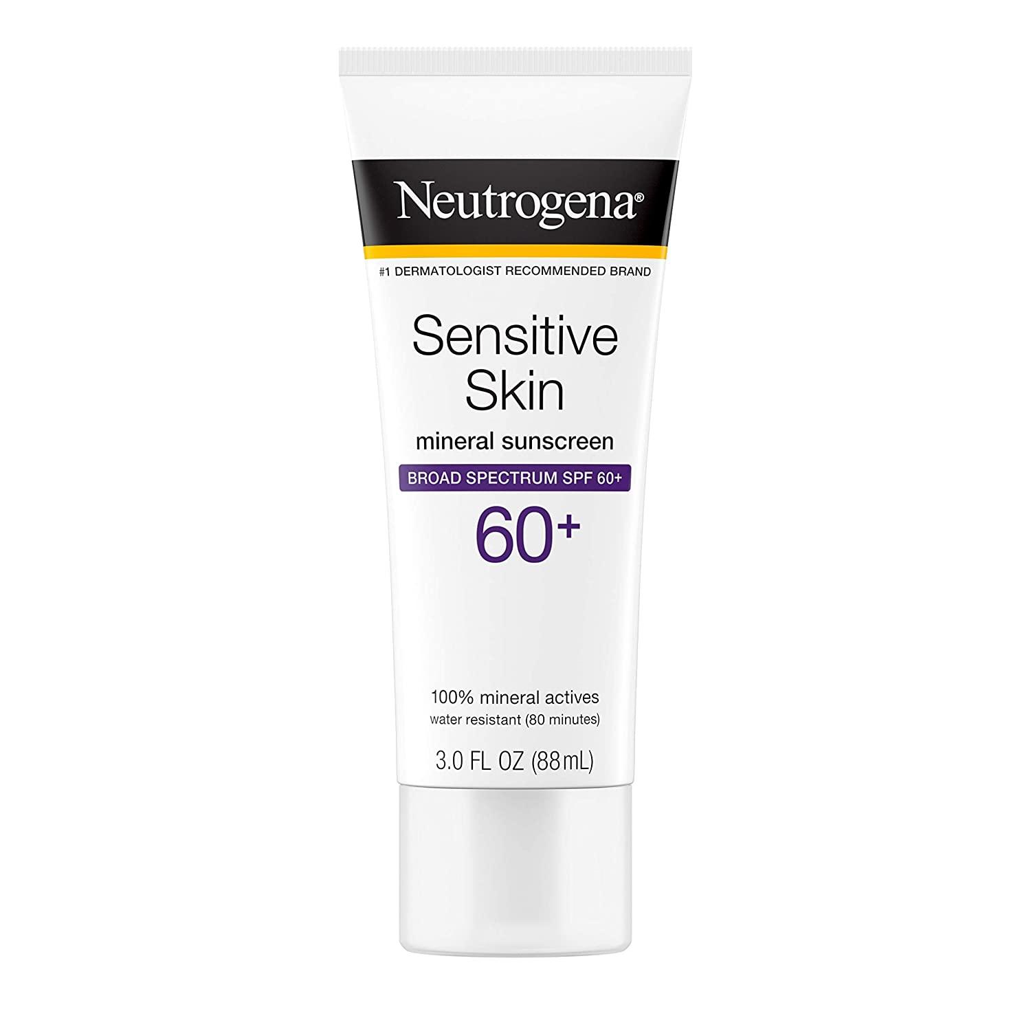 Neutrogena Sensitive Skin Mineral Sunscreen Lotion for $4.29